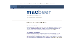 Desktop Screenshot of macbeer.nl