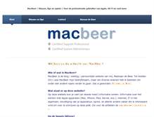 Tablet Screenshot of macbeer.nl